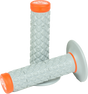 RENTHAL MX Dual Grips - Comfort - Soft/Firm - Orange G208 - Cycle City Outdoors