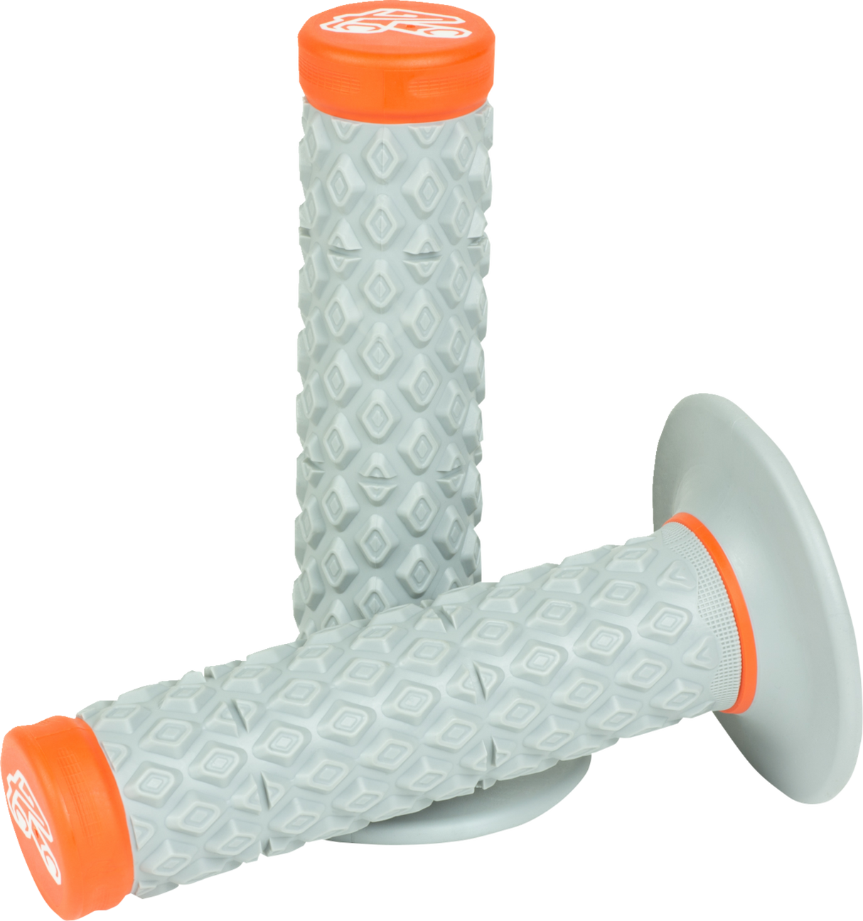 RENTHAL MX Dual Grips - Comfort - Soft/Firm - Orange G208 - Cycle City Outdoors
