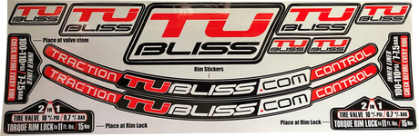 TUBLISS Rim Sticker Kit SK1