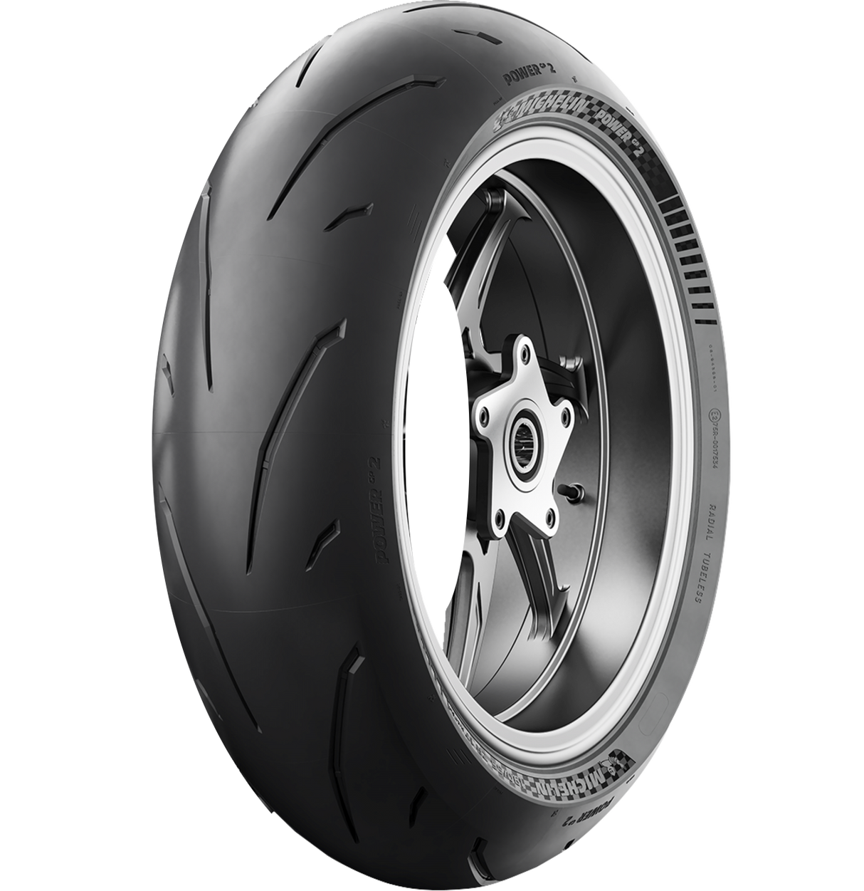 MICHELIN Tire - Power GP2 - Rear - 180/55ZR17 - (73W) 48652