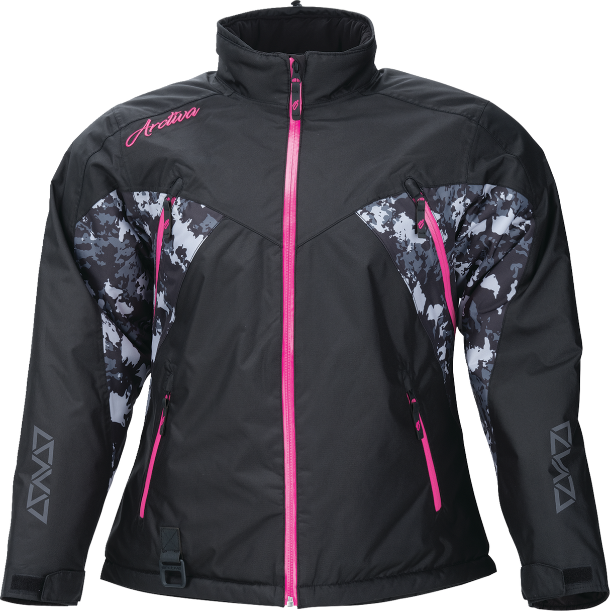 ARCTIVA Women's Pivot 7 Jacket - Black/Camo Gray/Pink - Part Number 3121-0850