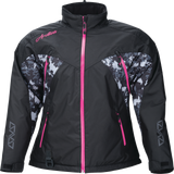 ARCTIVA Women's Pivot 7 Jacket - Black/Camo Gray/Pink - Large 3121-0849