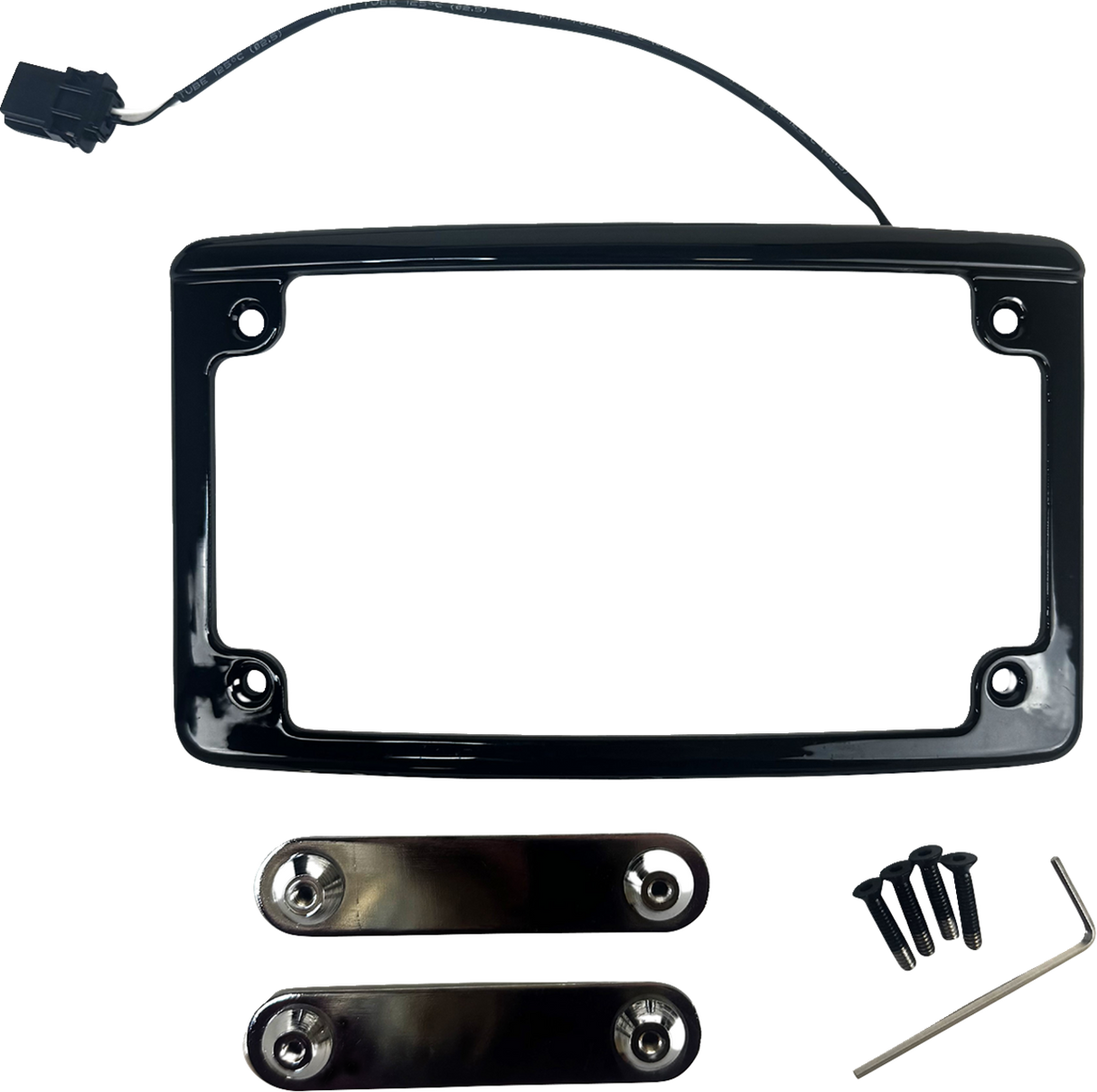 Custom Dynamics Lighted License Plate Frame - Black LPF-RAD-23CVO-B - Cycle City Outdoors
