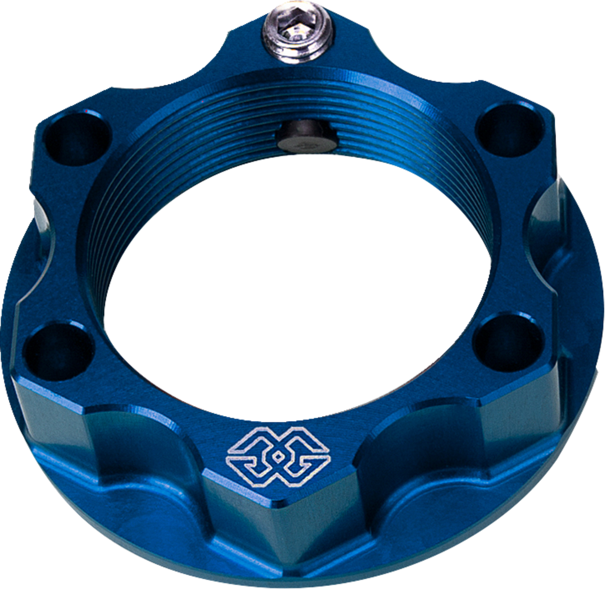 GILLES TOOLING Top Yoke Nut - ACMA - Blue ACMA-28-10-BL