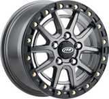 ITP Wheel - SD10 Beadlock - Front/Rear - Gray w/Black Ring - 15x7 - 5/4.5 - 6+1 1522850708B
