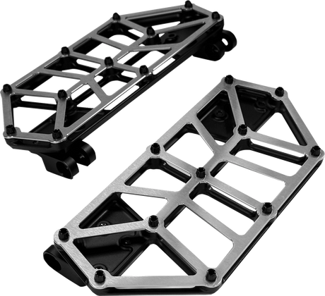 KODLIN USA NXL Floorboards - Black w/ Stainless Steel Cover K73253