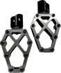 KODLIN USA NXL Foot Pegs - Black w/ Stainless Steel K73255