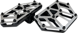 KODLIN USA NXL Mini Floorboards - Black w/ Stainless Steel K73254