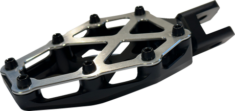 KODLIN USA NXL Foot Pegs - Black w/ Stainless Steel K73255