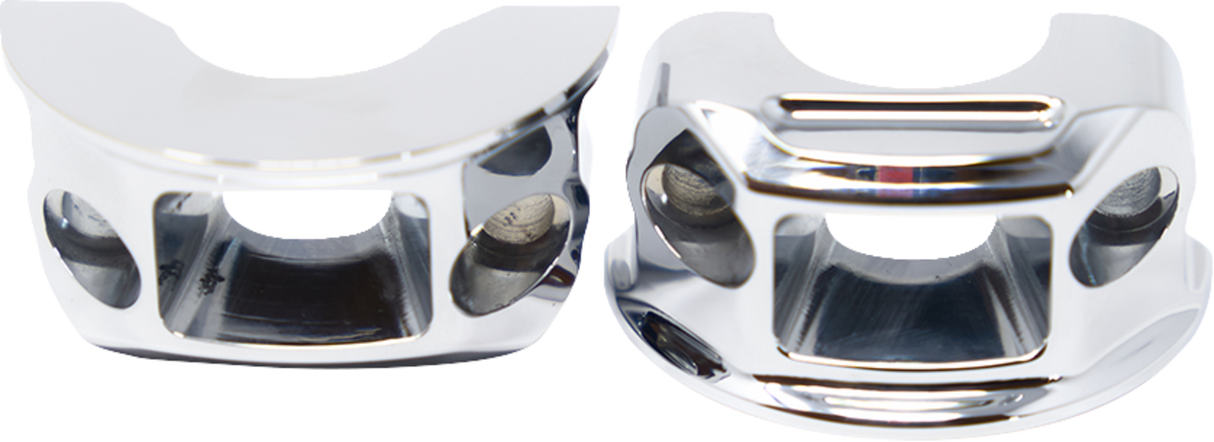 KODLIN USA Lever Perch Clamps - Brake/Clutch - Chrome K56243