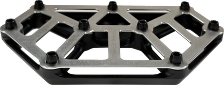KODLIN USA NXL Mini Floorboards - Black w/ Stainless Steel K73254