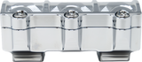 KODLIN USA Big Block Risers - Includes Clamp - Chrome K55119