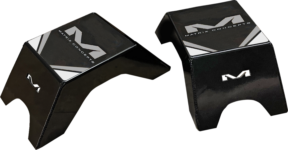 MATRIX CONCEPTS,LLC Starting Blocks - H1 - Custom/Holeshot - Black/Gray H1-101