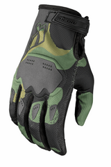 ICON Hooligan Magnacross* Gloves - Camo Green - XL 3301-4824