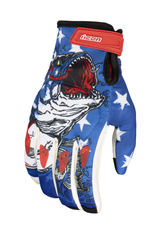 ICON Hooligan Basstard* Gloves - Blue - Small 33014833