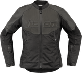 ICON Women's Overlord3* Leather Jacket - Black - Small 28131083