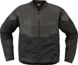ICON Overlord3™ Leather Jacket - Black - Large 2810-4114
