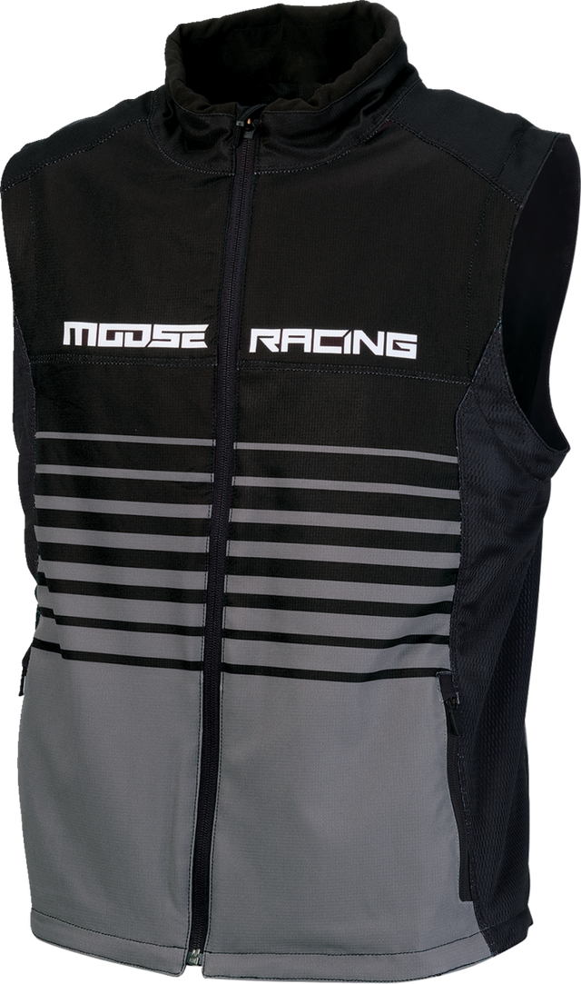 MOOSE RACING Moto Vest - Black/Gray - Large 2830-0640 - Cycle City Outdoors