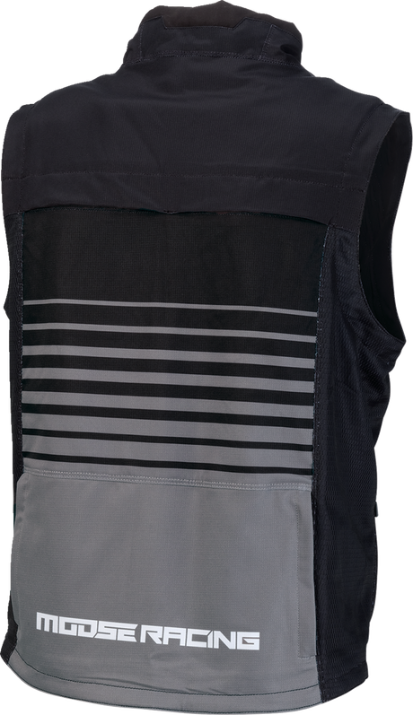 MOOSE RACING Moto Vest - Black/Gray - 2XL 2830-0642 - Cycle City Outdoors