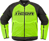 ICON Overlord3 Mesh* Jacket - Hi-Viz Yellow - Large 2820-6750