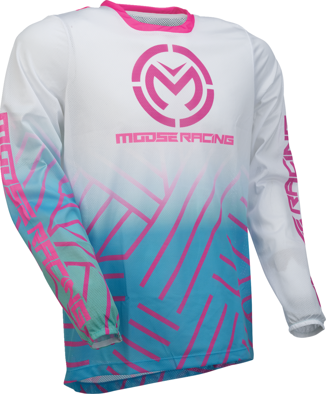MOOSE RACING Sahara Jersey - Pink/Blue/White - 2XL 29107960