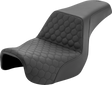 SADDLEMEN Step-Up Seat - Honeycomb - Dyna '06-'17 806-04-177
