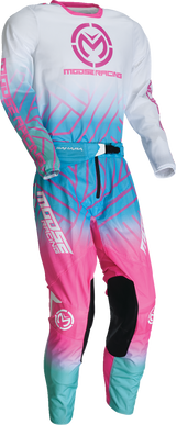 MOOSE RACING Sahara Jersey - Pink/Blue/White - XL 29107959