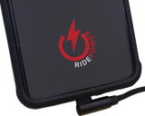 RIDEPOWER 90? Male USB to 90? Male USB-C Cable - Phone - Charger - 18" - Black RP90DGUSBUSBC18