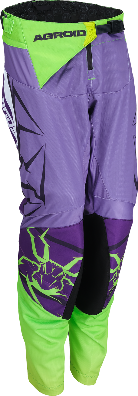 MOOSE RACING Youth Agroid Mesh Pants - Purple/White - 24 2903-2506 - Cycle City Outdoors