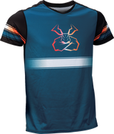 MOOSE RACING Mountain Bike Jersey - Blue/Orange - Medium 5020-0263 - Cycle City Outdoors