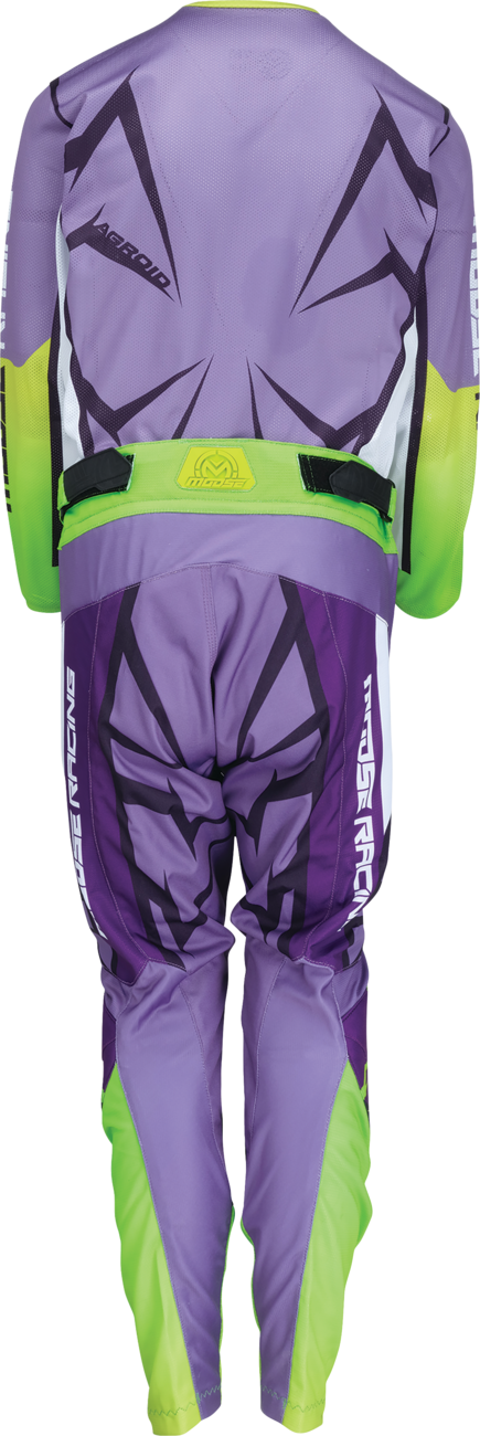 MOOSE RACING Youth Agroid Mesh Jersey - Purple/White - XL 2912-2478 - Cycle City Outdoors
