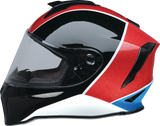 Z1R Youth Warrant Snow Helmet - Fresh Pow - Red/White/Blue - Medium 0122-0129