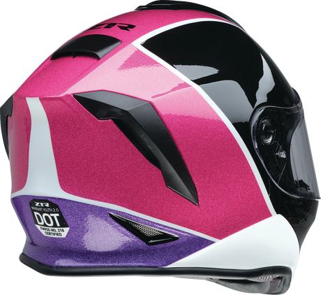 Z1R Youth Warrant Snow Helmet - Fresh Pow - Pink/Purple - Large 0122-0137