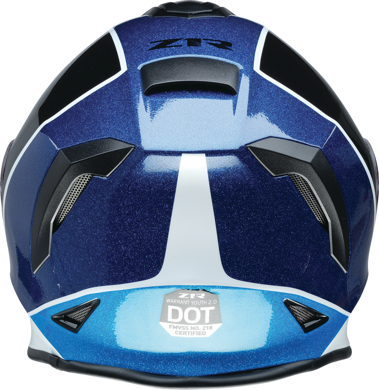 Z1R Youth Warrant Snow Helmet - Fresh Pow - Purple/Blue - Large 0122-0140