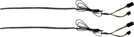 Custom Dynamics Dual Color Light Strips - Fairing - Amber/White CD-LED-36-AW - Cycle City Outdoors