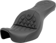 SADDLEMEN Roadsofa* Seat - Lattice Stitch - without Backrest - FXD '06-'17 806-04-182