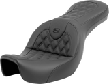 SADDLEMEN Roadsofa* Seat - Lattice Stitch - without Backrest - FXD '06-'17 806-04-182