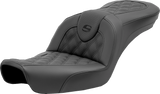 SADDLEMEN Roadsofa* Seat - Lattice Stitch - without Backrest - FXD '96-'03 896-04-182
