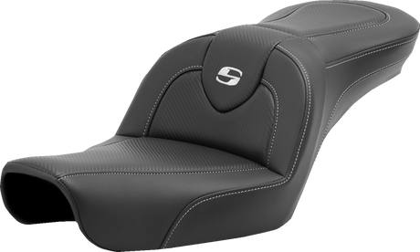 SADDLEMEN Roadsofa* Carbon Fiber Seat - Carbon Fiber - without Backrest - FXD '96-'03 896-04-185