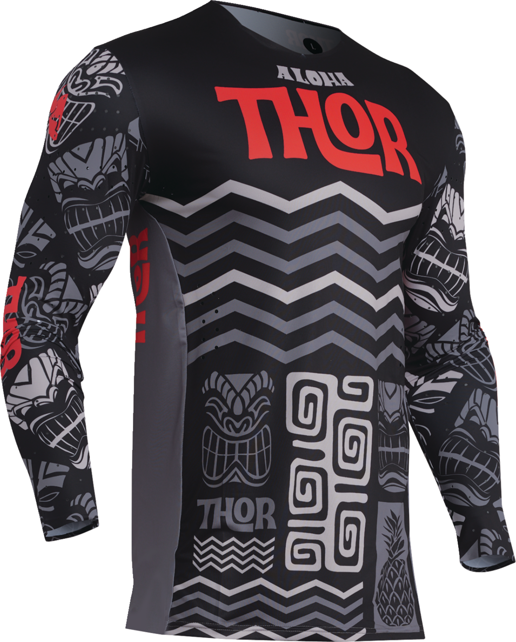 Thor Prime Aloha Jersey - Black/Gray - 3XL 29107892 - Cycle City Outdoors