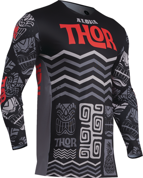 Thor Prime Aloha Jersey - Black/Gray - 3XL 29107892 - Cycle City Outdoors