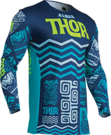 Thor Prime Aloha Jersey - Navy/Aqua - Small 2910-7893 - Cycle City Outdoors