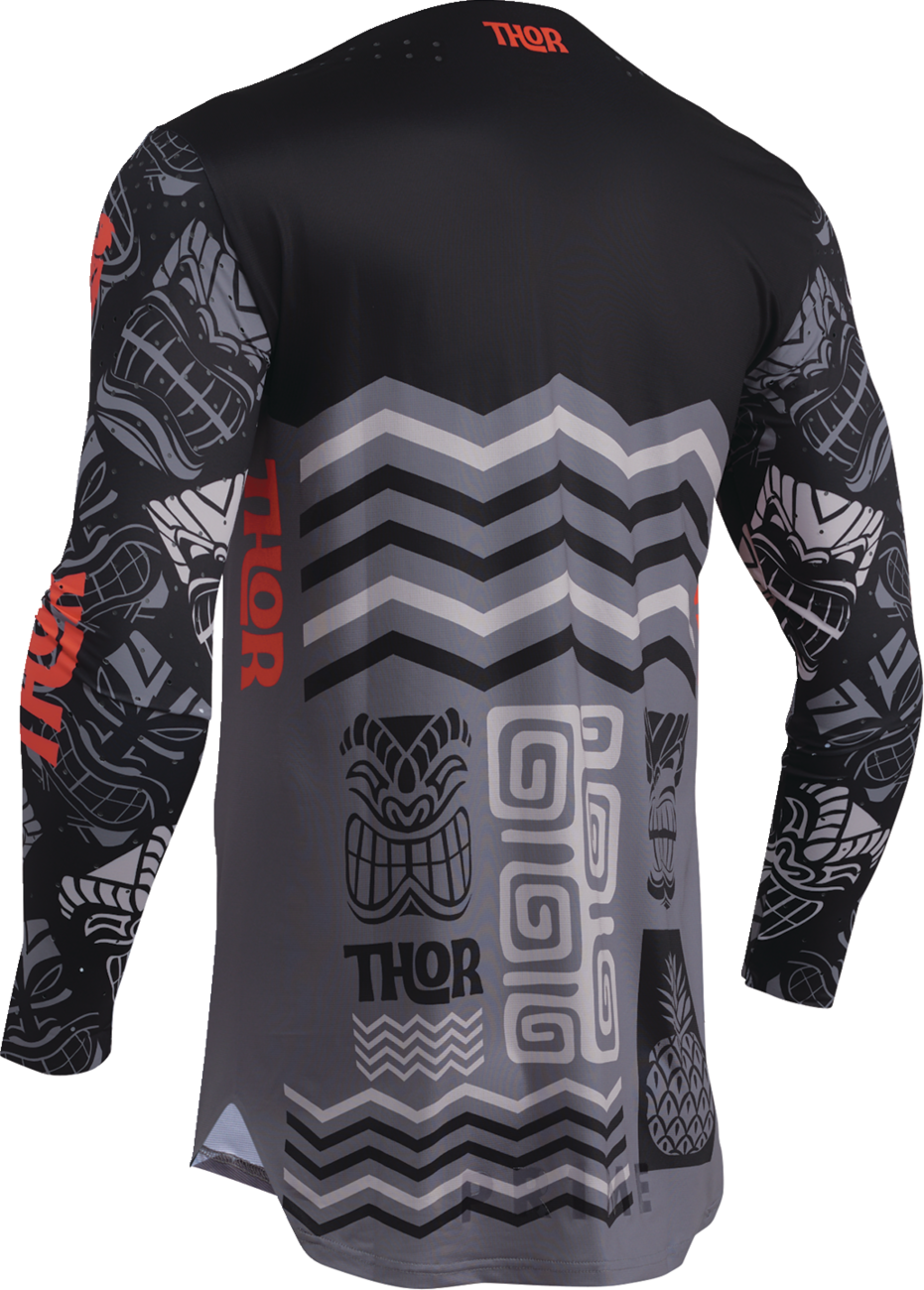 Thor Prime Aloha Jersey - Black/Gray - 3XL 29107892 - Cycle City Outdoors