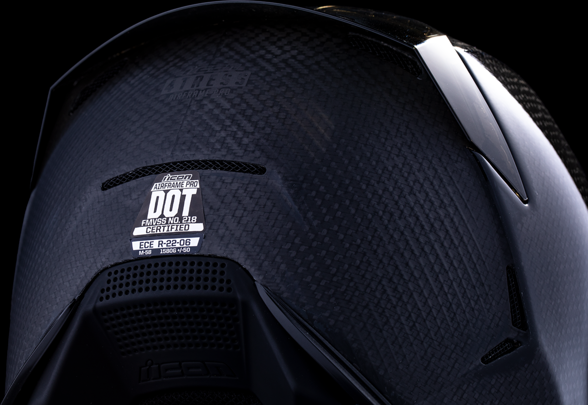 ICON Airframe Pro* Helmet - Carbon 4Tress - Black - Medium 0101-16654