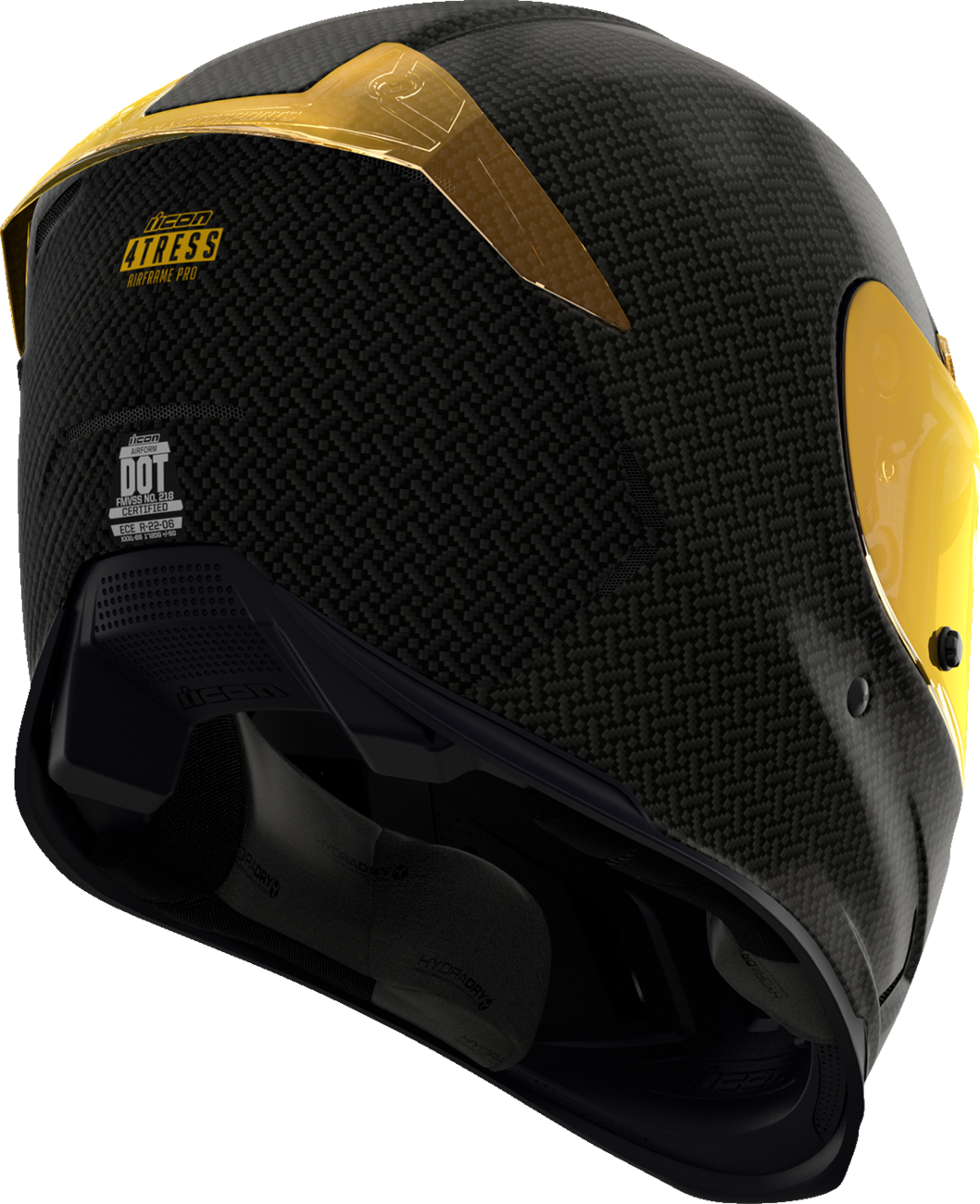 Icon Airframe Pro™ Helmet - Carbon 4Tress - Yellow - 3XL 0101-16665