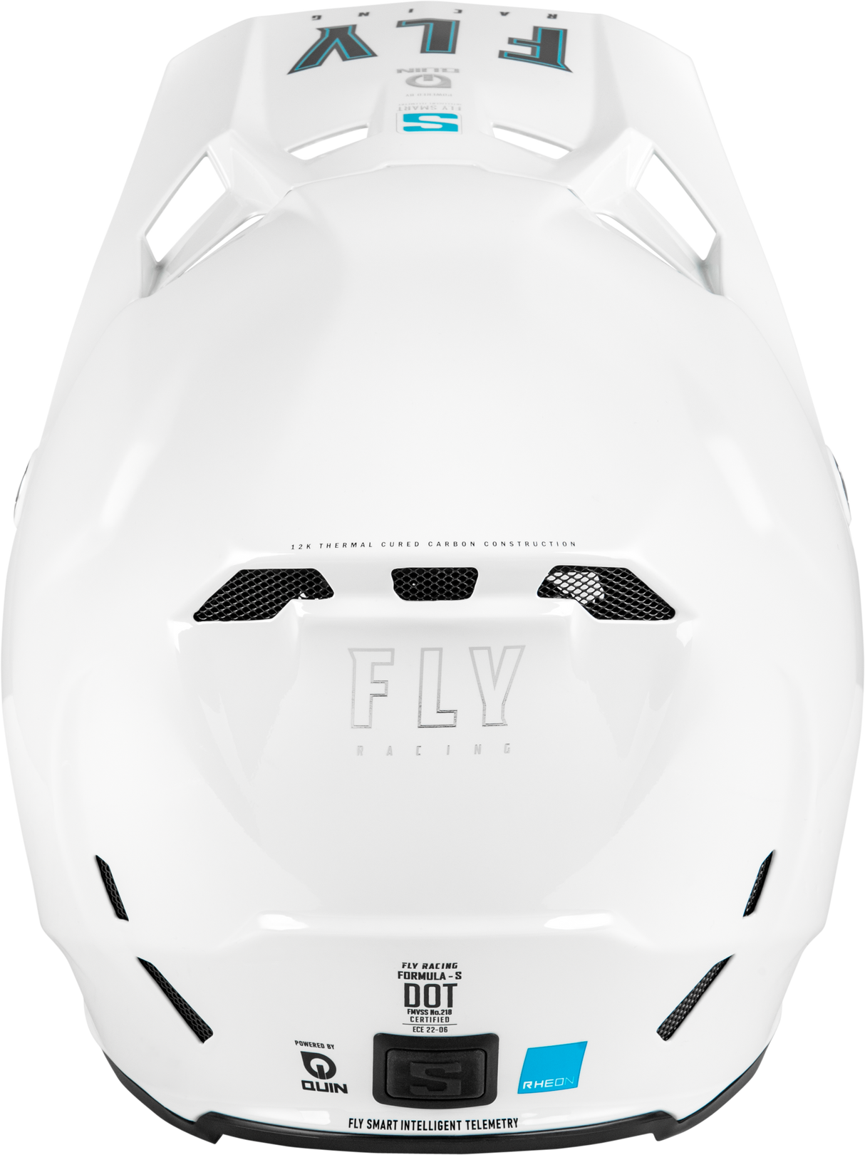 Youth Formula S Carbon Solid Helmet White Yl - Cycle City Outdoors