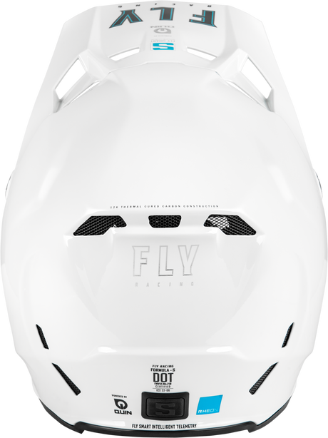 Youth Formula S Carbon Solid Helmet White Yl - Cycle City Outdoors