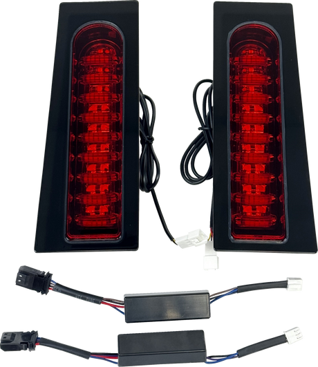 Custom Dynamics ProBEAM? Auxiliary Fillerz? - Run/Brake/Turn - Red Lens - Gloss Black PB-FILL-23-RB - Cycle City Outdoors
