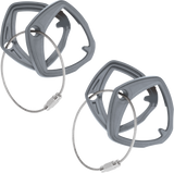 SHOW CHROME Key Covers - Gray - Can-Am - Spider 41-182E