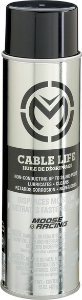 MOOSE RACING Cable Lube - 15 oz. net wt. - Aerosol MALCB241215 - Cycle City Outdoors
